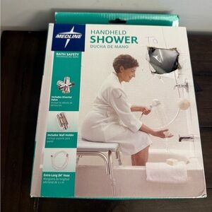 Medline Handheld Shower - White